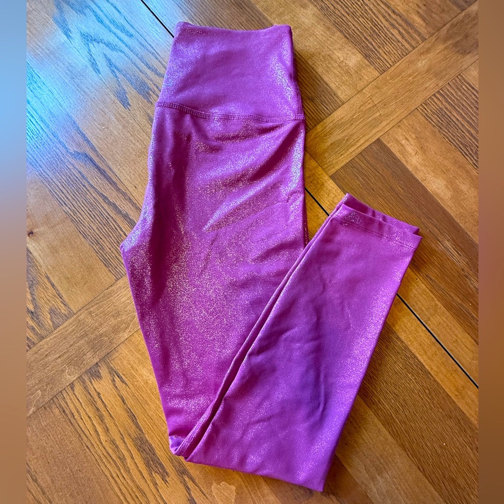 Pink Glitter Like new leggings